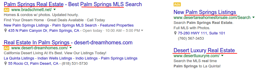 real estate in palm springs Google Search