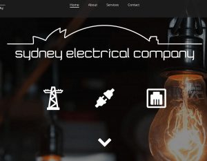 Modern Electrician Web Design